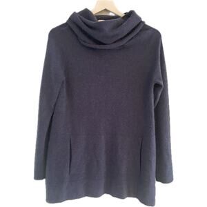 Blossom Cashmere Blue Cowl Neck Sweater Size XS